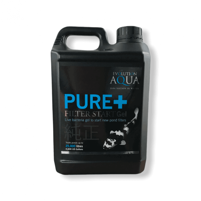 Applying PURE+ Filter Start Gel to pond filter media