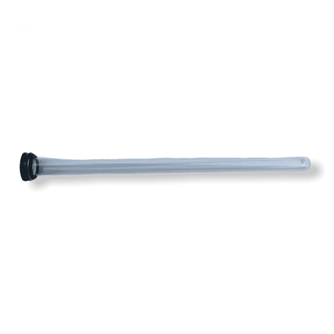 DVS Submersible UV quartz sleeve designed for high-performance UV-C systems in ponds and aquaculture.