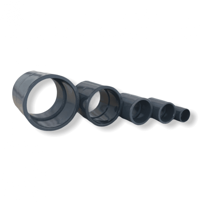 PVC Straight Sockets for pond filtration pipework