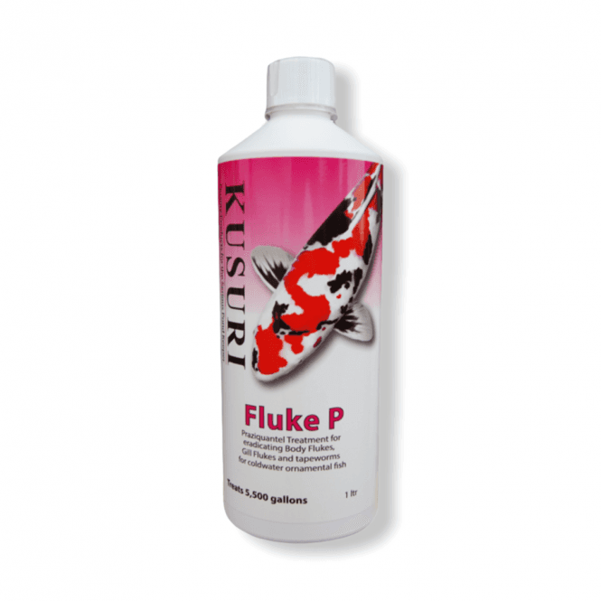 Applying Kusuri Fluke P to pond water – dosage example
