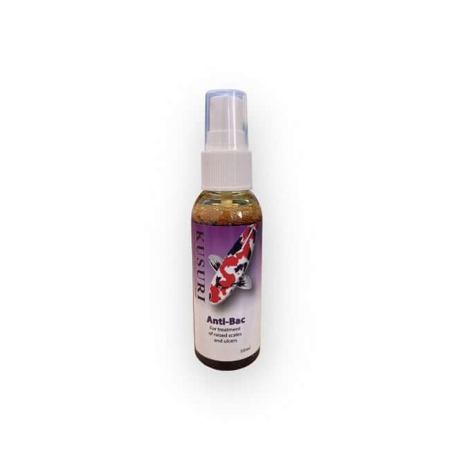 Kusuri Anti Bac 50ml bottle for fish ulcer treatment