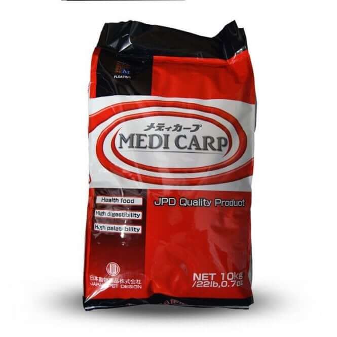 Palatable natural pellet feed – JPD Medicarp for koi ponds