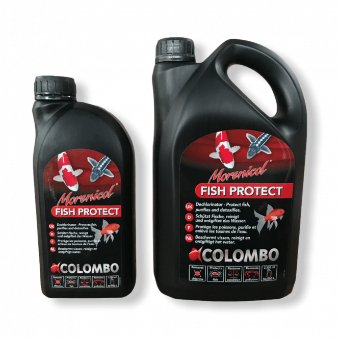 Colombo Fish protect. 1 Litre and 2.5 Litre. Water Treatment Koi Fish Pond