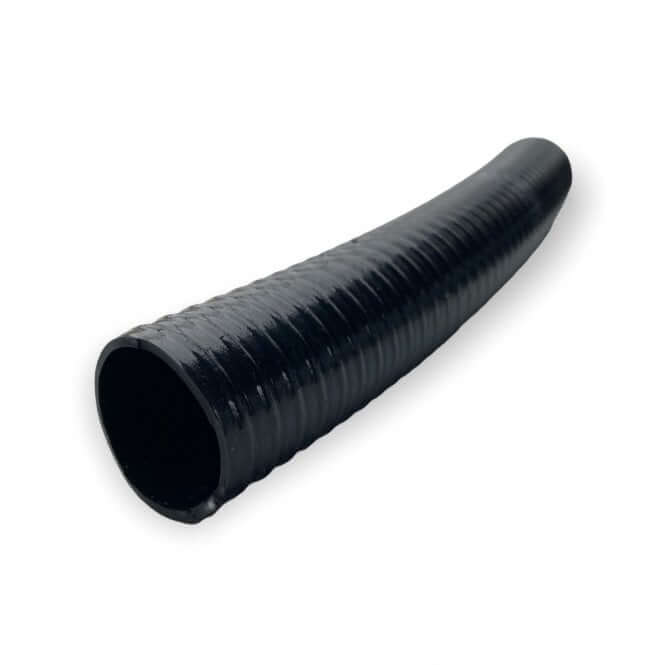 Close-up of Black Flexi Hose showing smooth inner surface for water flow