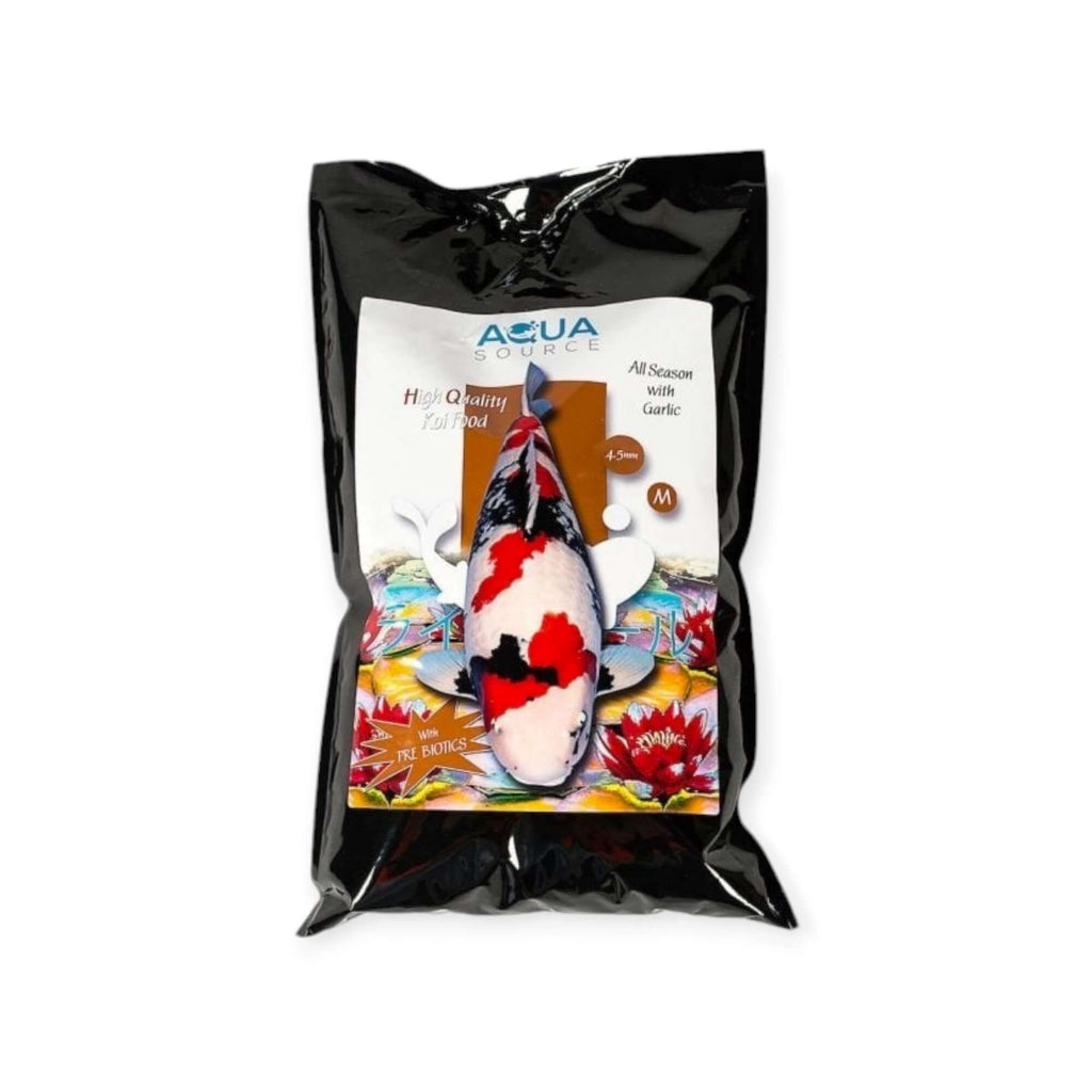 Aquasource All Season with Garlic 3kg – nutritious 4.5mm koi feed