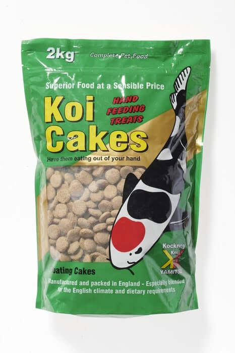 Koi Cakes Feeding Treats floating koi hand feeding treats