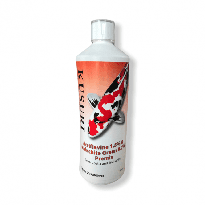 Kusuri Acriflavine + Malachite Premix 250ml – pond treatment