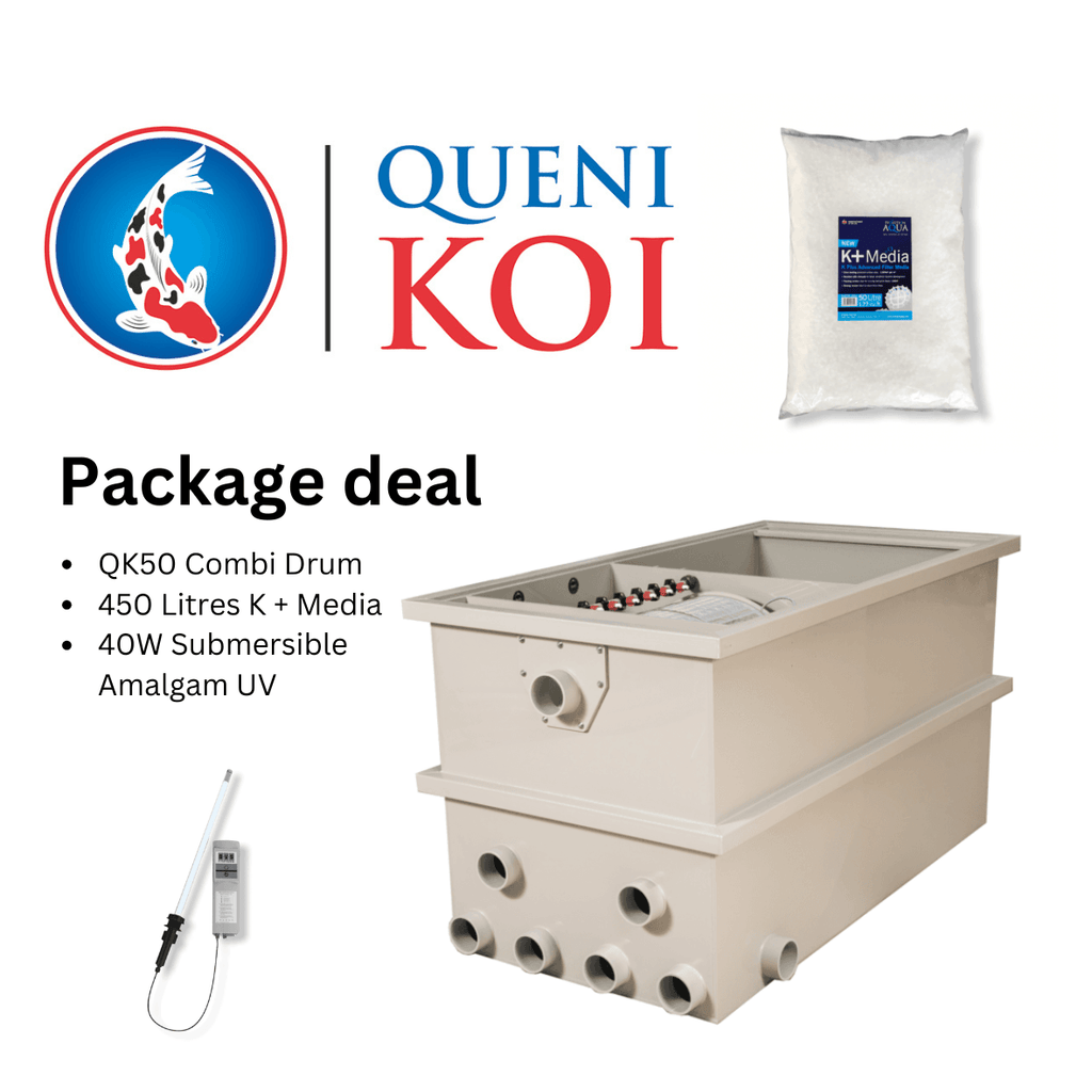 QK65 Combi Filter side view – showing full drum assembly