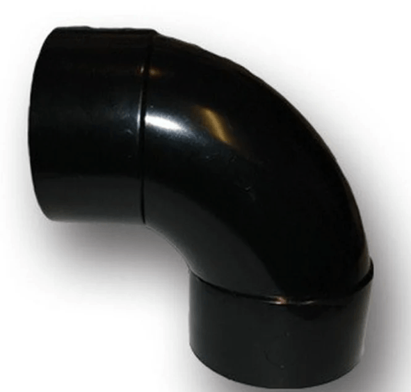 PVC-U Soil Waste 90 Bend (Black) Pipe Fitting for plumbing applications