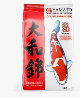 JPD Yamato Nishiki Koi Food for red and white koi colour
