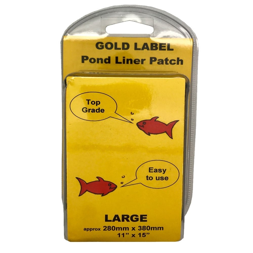 Gold Label Pond Liner Repair Patch – Large 280 × 380mm