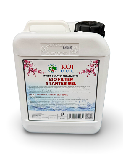 Koi Doc Bio Filter Starter Gel 1 Litre and 5 Litre
