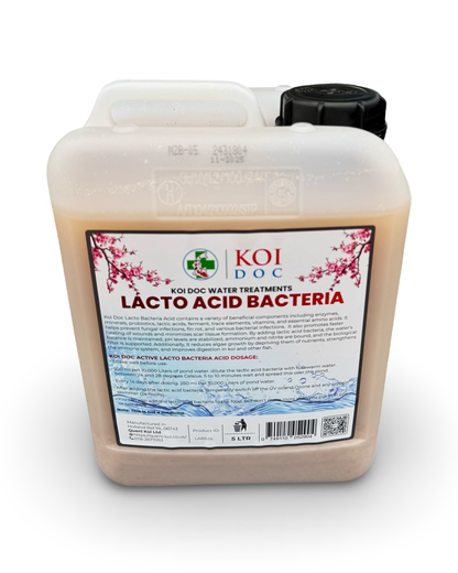 Koi Doc Lacto Acid Bacteria 1 Litre, 5 Litres