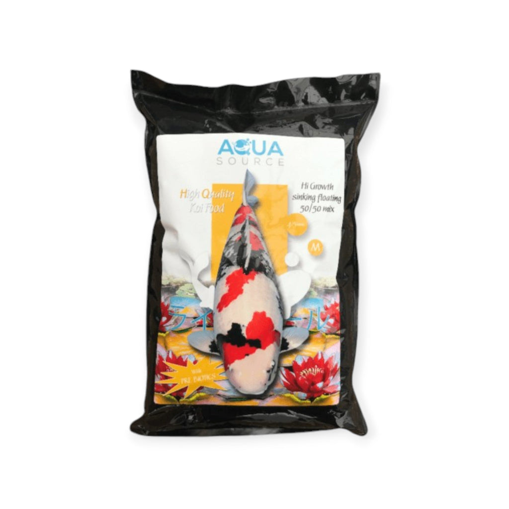 Aquasource Hi-Growth 50/50 Floating/Sinking 3mm -4.5mm 3kg, 10kg