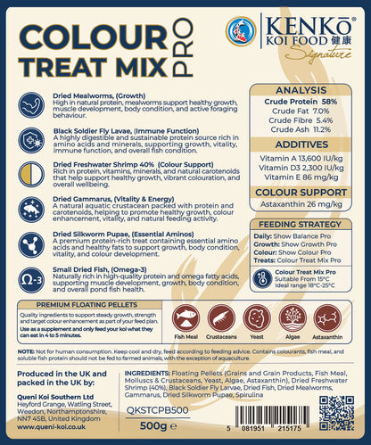 Kenko Signature Show Colour Treat Mix Pro, 7 in 1 Koi Food Colour Boost Mix
