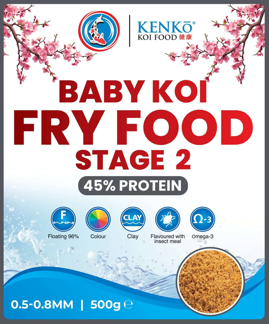 Kenko Baby Koi Fry Food Stage 2 500g