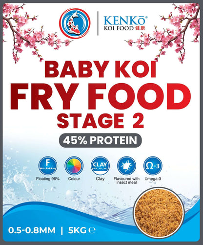 Kenko Baby Koi Fry Food Stage 2 enhances natural colour