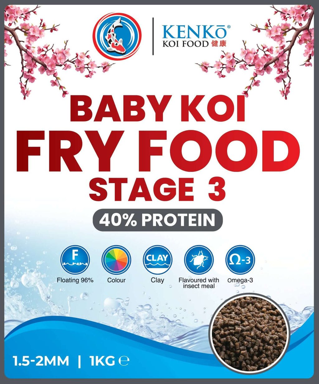 Kenko Baby Koi Fry Food Stage 3 250g