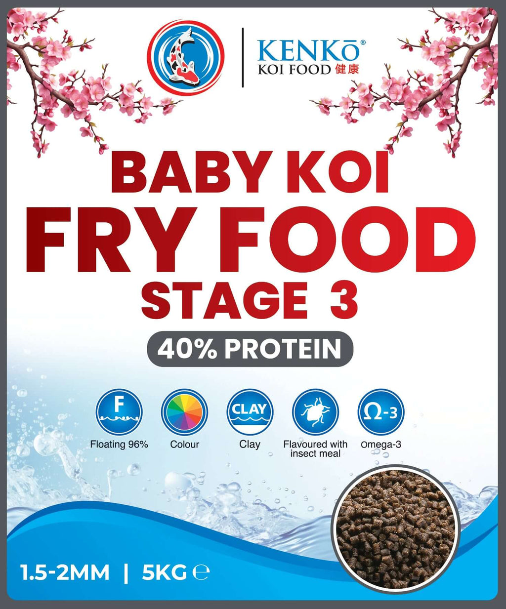 Kenko Baby Koi Fry Food Stage 3 5KG