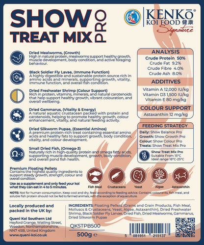Kenko Show Treat Mix Pro, 7 in 1 Professional Koi Food Mix