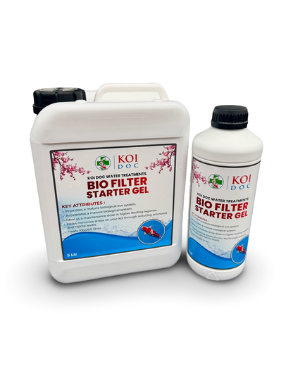 Koi Doc Bio Filter Starter Gel 1 Litre and 5 Litre