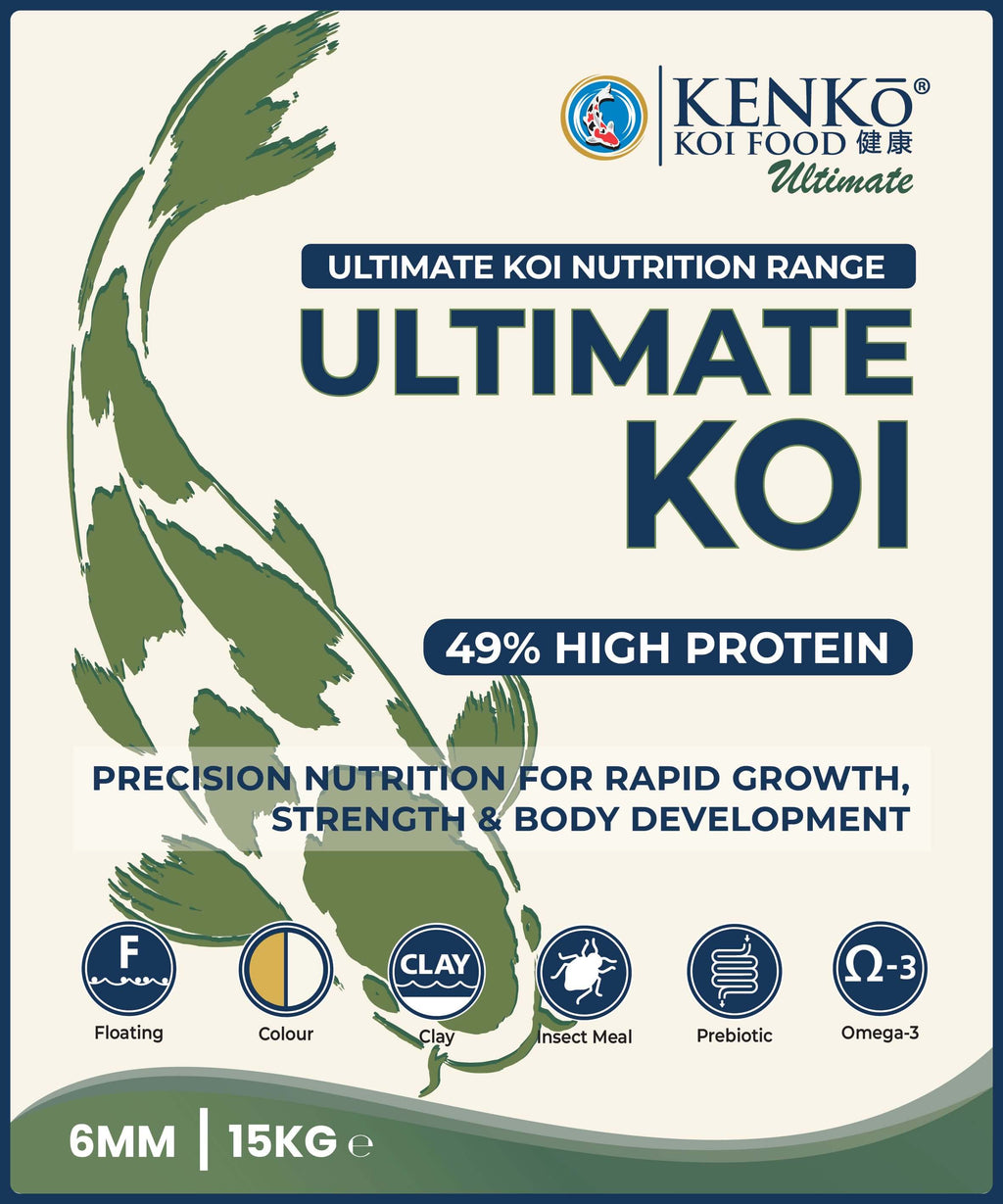 Kenko Ultimate Koi Premium Food 3mm or 6mm 1kg, 3kg, 5kg, 15kg