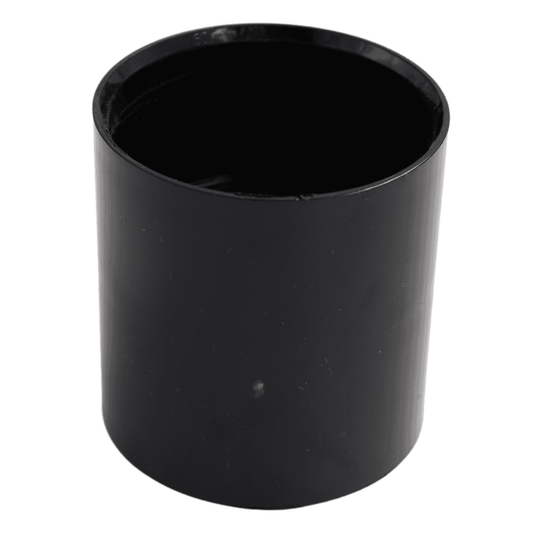 PVC-U Soil Waste Coupling Black – Durable plumbing connector for efficient waste management.