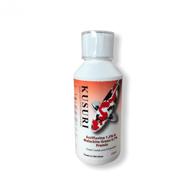 Kusuri Acriflavine + Malachite Premix 250ml, 500ml, 1 Litre