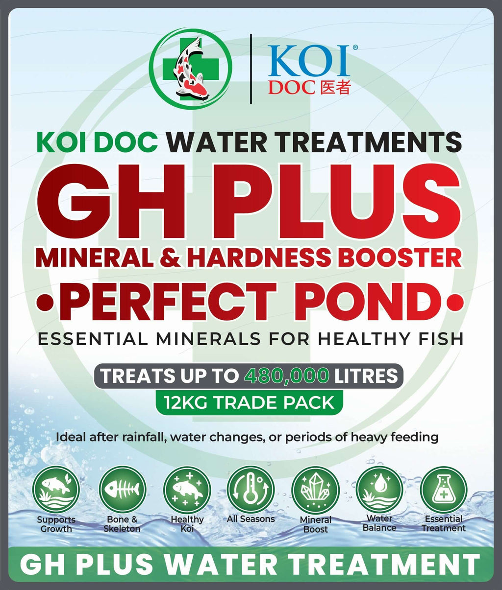 Koi Doc GH+ Mineral and Hardness Booster Essential Minerals for Healthy Fish in Koi Ponds