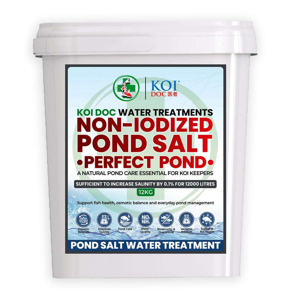 Koi Doc Non-Iodized Pond Salt, Essential Natural Pond and Koi Treatment