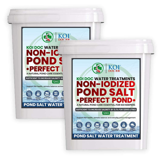 Koi Doc Non-Iodized Pond Salt, Essential Natural Pond and Koi Treatment