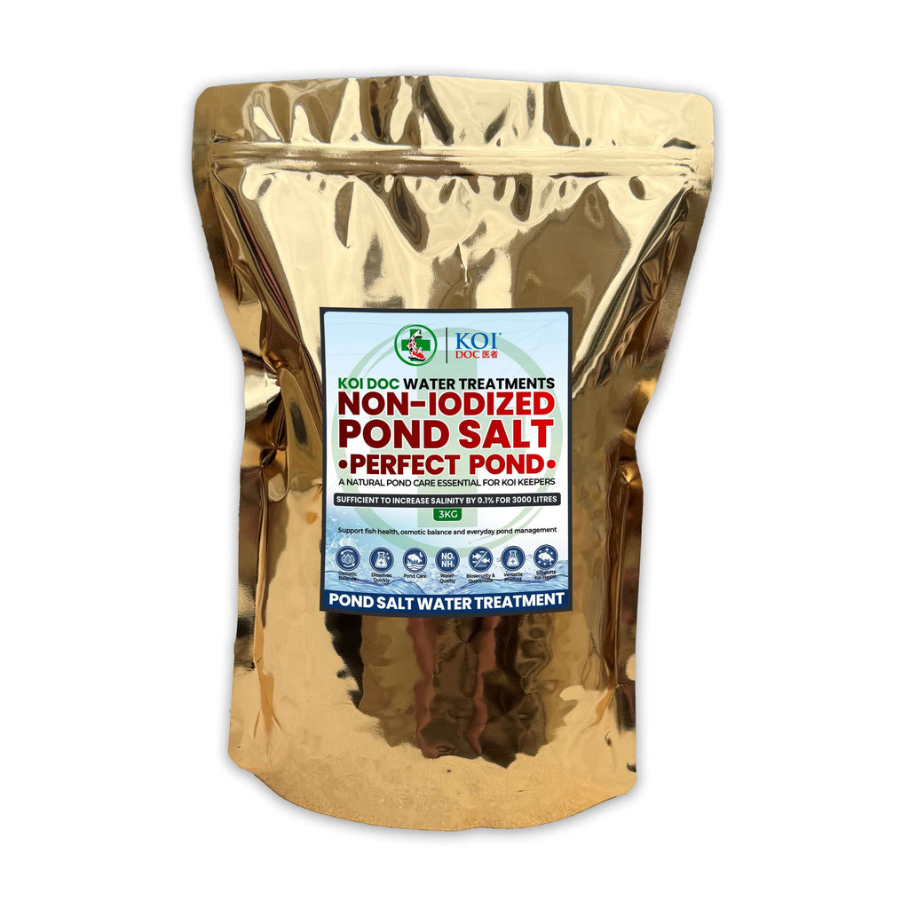 Koi Doc Non-Iodized Pond Salt, Essential Natural Pond and Koi Treatment