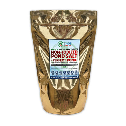 Koi Doc Non-Iodized Pond Salt, Essential Natural Pond and Koi Treatment