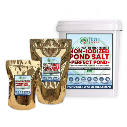 Koi Doc Non-Iodized Pond Salt, Essential Natural Pond and Koi Treatment