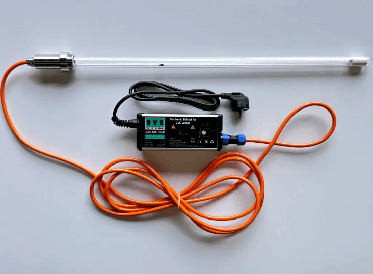 DVS Submersible UV 42W75W with control box and UV lamp for effective pond water clarity