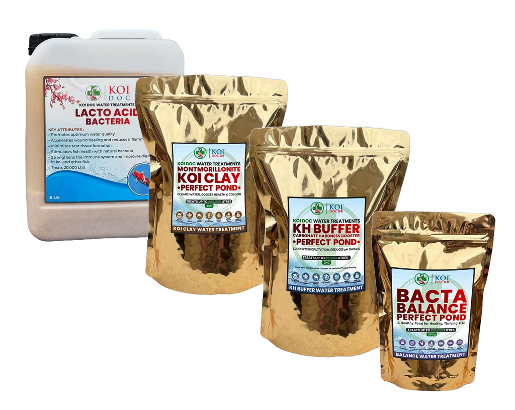 Koi Doc Autumn Pond Care Bundle – Complete Autumn Koi & Pond Preparation