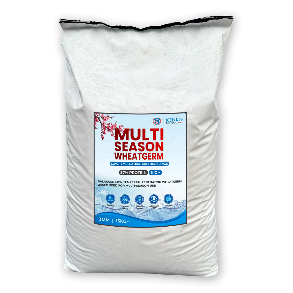 Kenko Multi Season Wheatgerm Koi Food 3mm or 6mm 1kg, 3kg, 5kg, 15kg