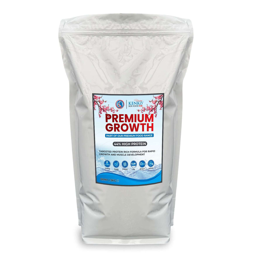 Kenko Premium Growth Koi Food 3mm or 6mm 1kg, 3kg, 5kg, 15kg