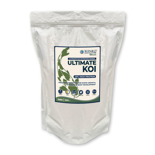 Kenko Ultimate Koi Premium Food 3mm or 6mm 1kg, 3kg, 5kg, 15kg