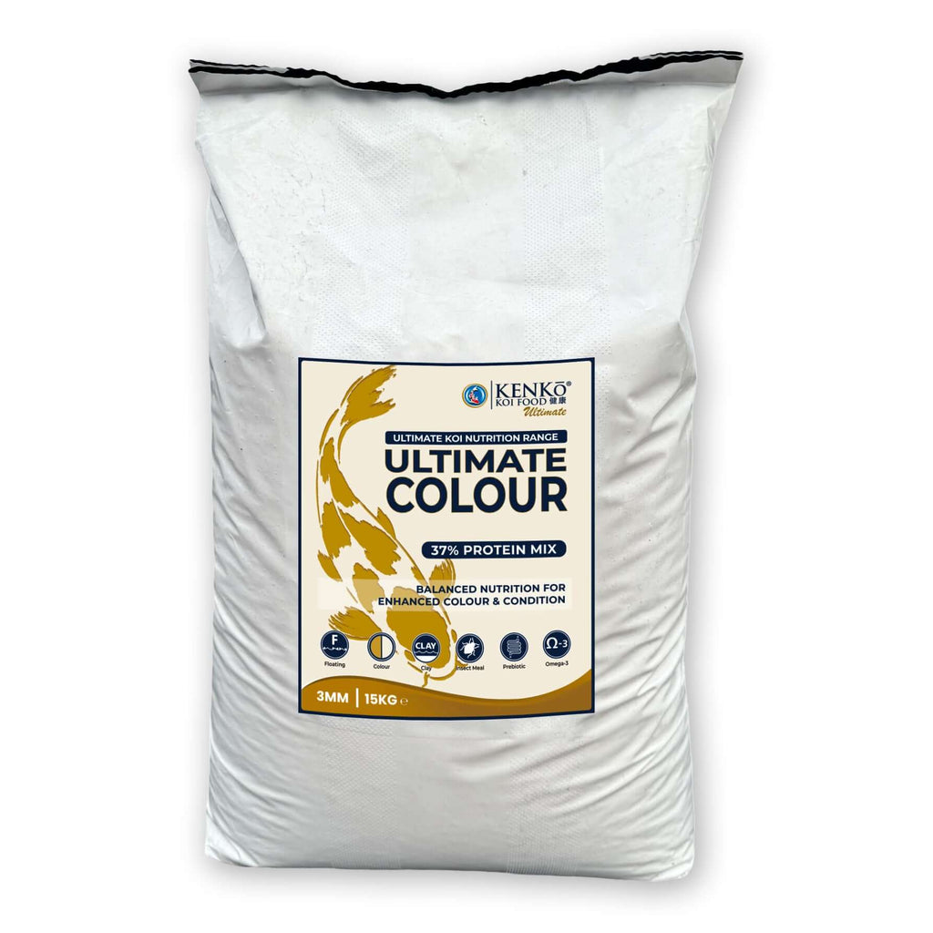 Kenko Ultimate Colour Premium Koi Food 3mm or 6mm 1kg, 3kg, 5kg, 15kg
