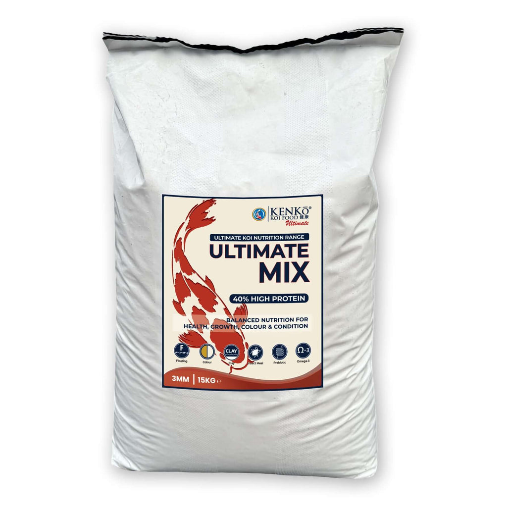 Kenko Ultimate Mix Premium Koi Food 3mm/6mm - 1kg, 3kg, 5kg, 15kg