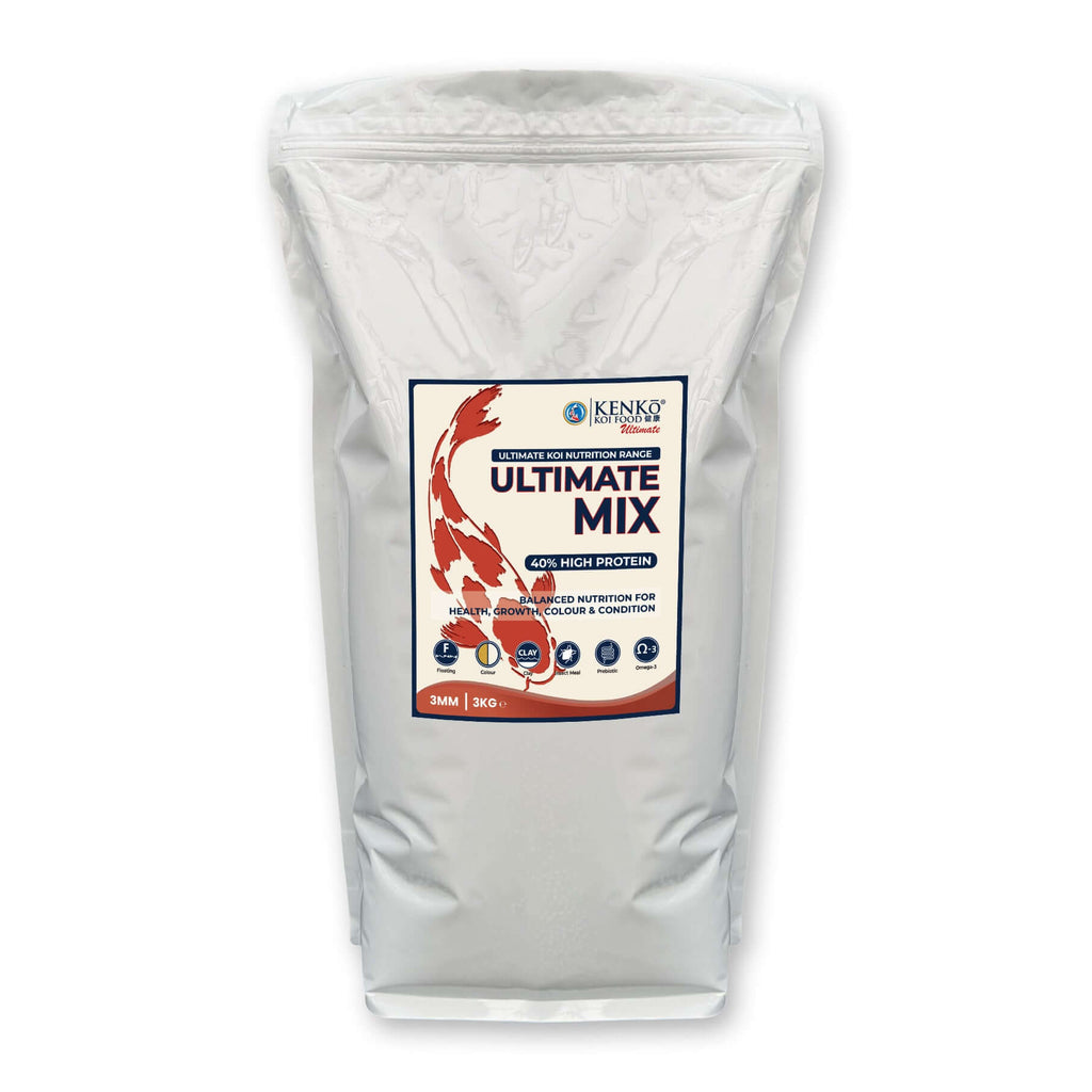 Kenko Ultimate Mix Premium Koi Food 3mm/6mm - 1kg, 3kg, 5kg, 15kg