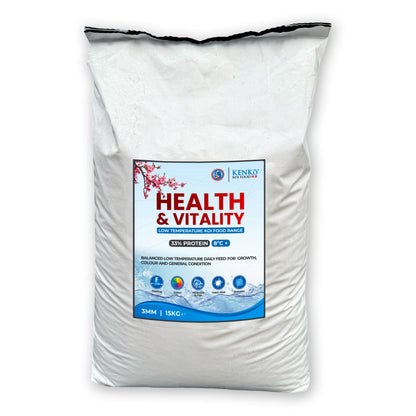 Kenko Health & Vitality Koi Food 3mm or 6mm 1kg, 3kg, 5kg, 15kg