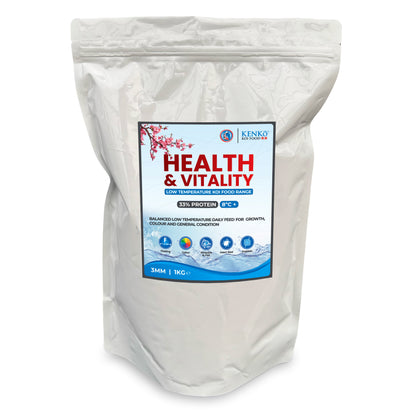 Kenko Health & Vitality Koi Food 3mm or 6mm 1kg, 3kg, 5kg, 15kg