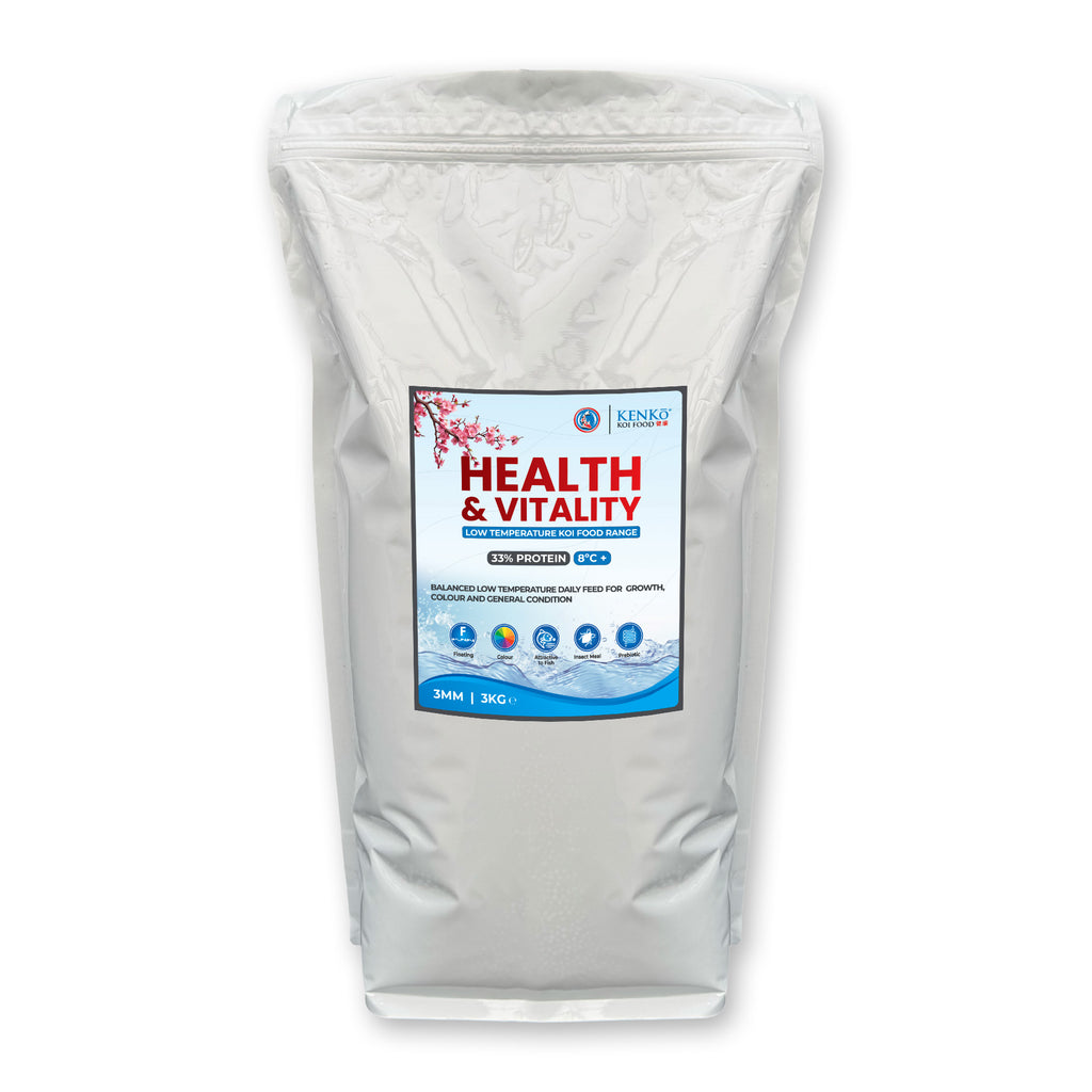 Kenko Health & Vitality Koi Food 3mm or 6mm 1kg, 3kg, 5kg, 15kg