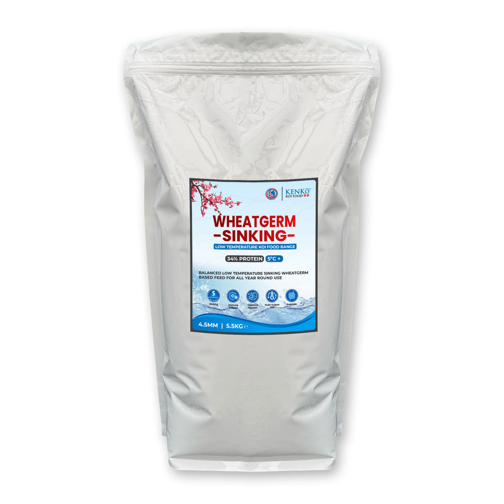 Kenko Wheatgerm Sinking Koi Food 4.5mm 2kg, 5.5kg, 9kg