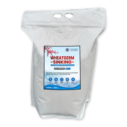 Kenko Wheatgerm Sinking Koi Food 4.5mm 2kg, 5.5kg, 9kg