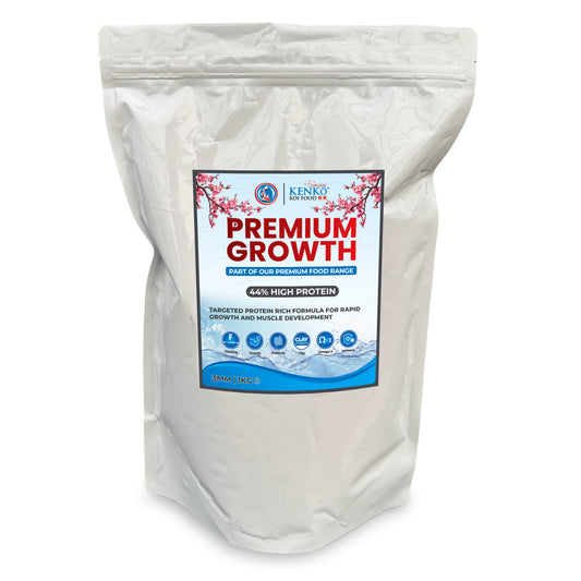 Kenko Premium Growth Koi Food 3mm or 6mm 1kg, 3kg, 5kg, 15kg