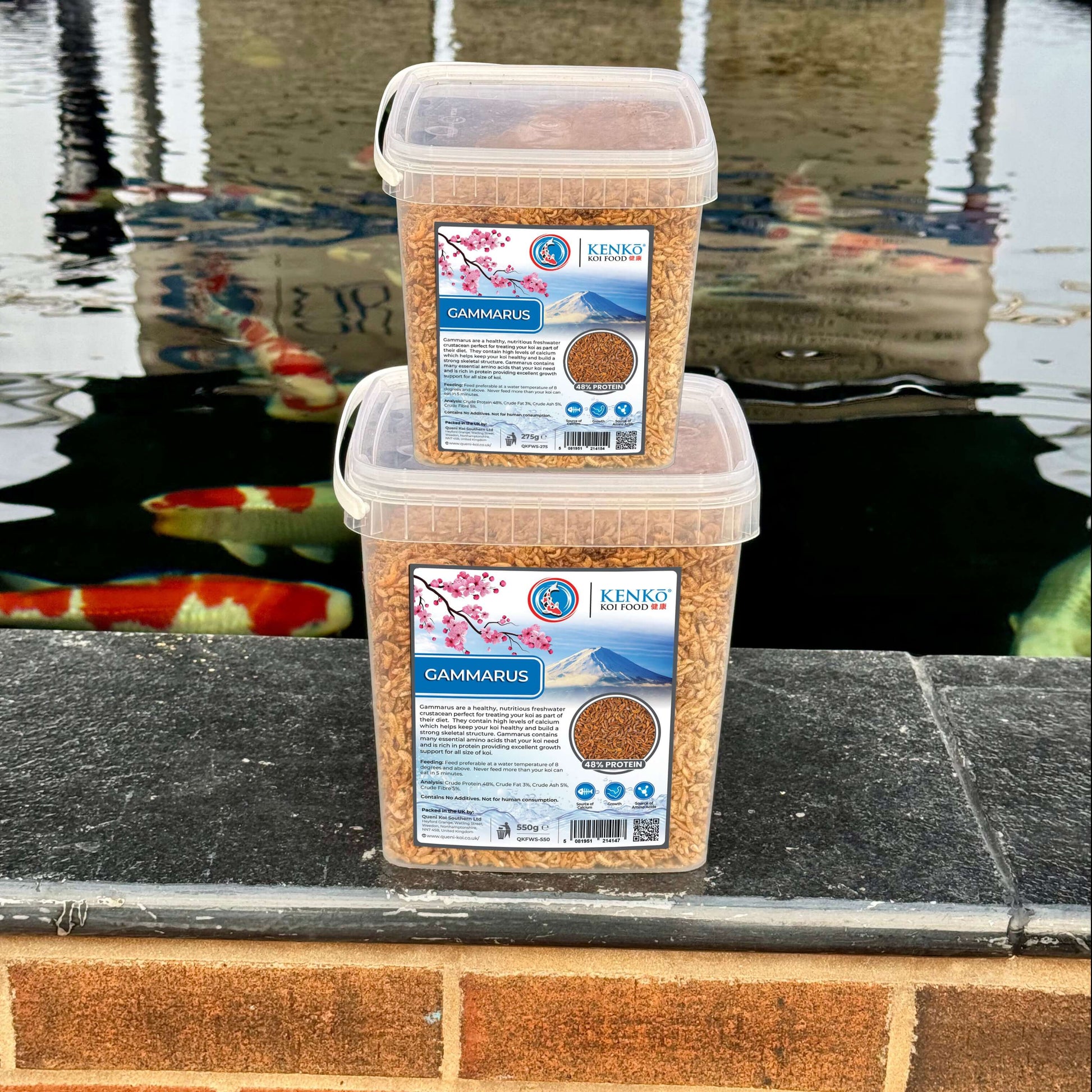 Kenko Dried Gammarus Koi Treats 275g – high-calcium snack