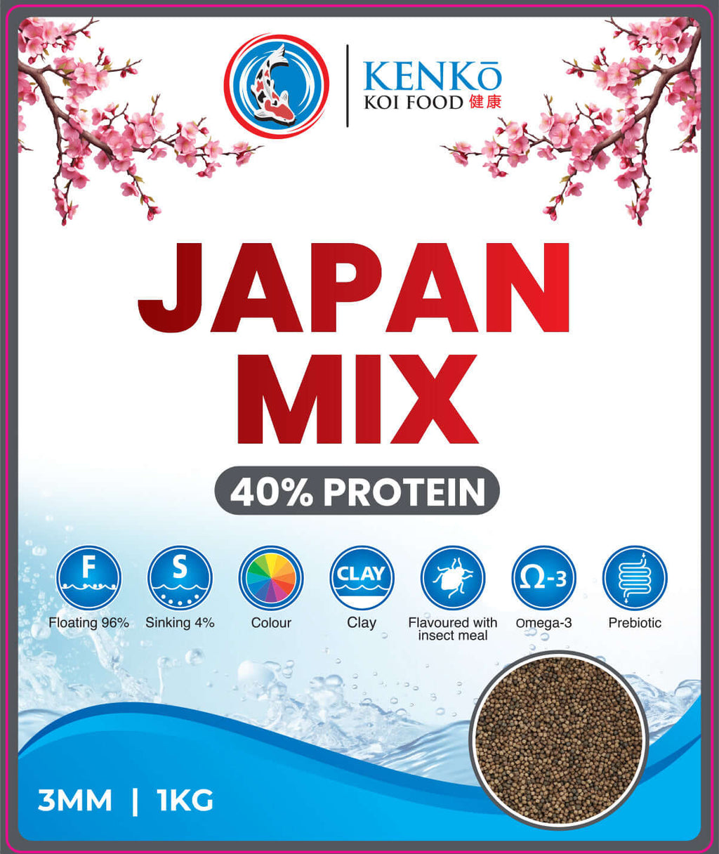 Kenko Japan Mix 15kg sack – premium koi feed for pond